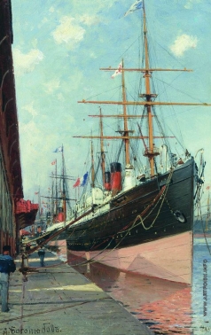 Боголюбов А. П. Французские пароходы в Гавре. 1880–
