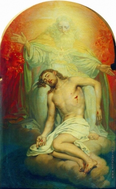 Боровиковский В. Л. Бог-отец, созерцающий мертвого Христа. Эскиз