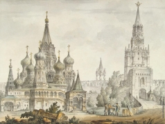 Кваренги Д. Покровский собор и Спасская башня