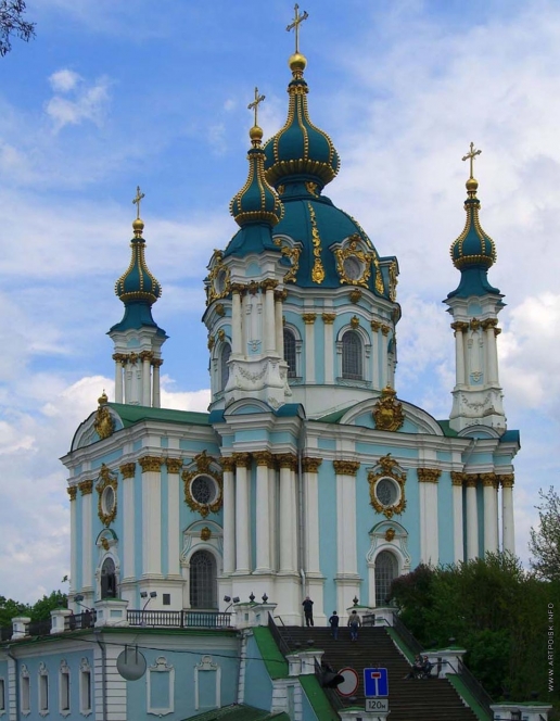 Растрелли Б. Андреевский собор в Киеве