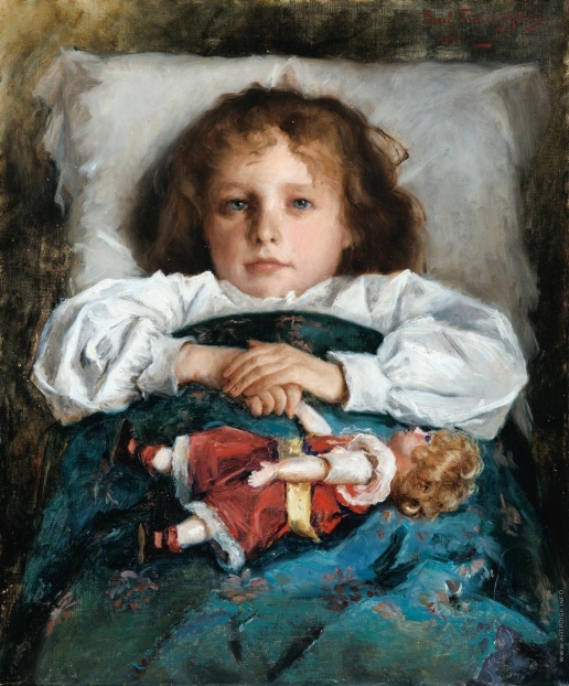 Трубецкой П. П. Портрет девочки с куклой