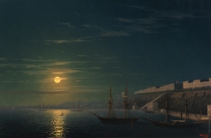 Айвазовский И. К. Вид Одессы в лунную ночь