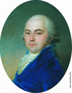 Боровиковский В. Л. Портрет неизвестного в синем кафтане