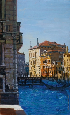 Бочаров С. П. Венеция. Голубой канал.  Вид на дворец Бальби