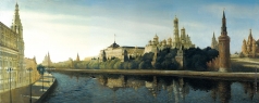 Бочаров С. П. Москва. Вид на Кремль c Большого Каменного моста