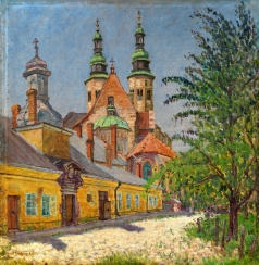Богданов-Бельский Н. П. Вид на церковь