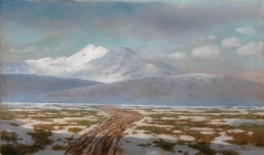 Башинджагян Г. З. Вид на гору Казбек