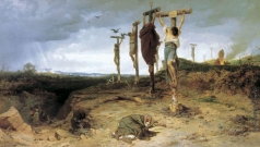 Бронников Ф. А. «Проклятое поле». Место казни в Древнем Риме. Распятые рабы