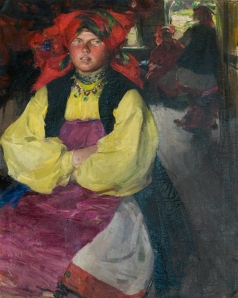 Архипов А. Е. Женщина в желтой рубахе.