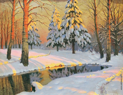 Гермашев М. М. Зимой в лесу