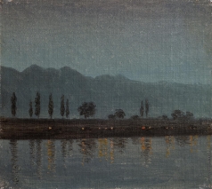 Верещагин В. В. Ночь на реке в Кашмире
