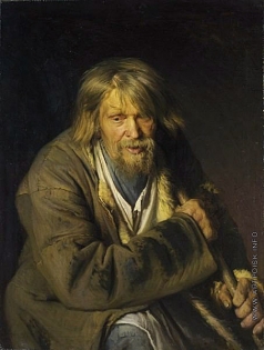 Крамской И. Н. Старик с костылем