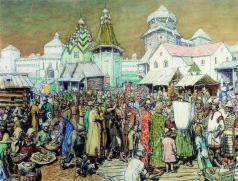 Васнецов А. М. Городская площадь XVII века