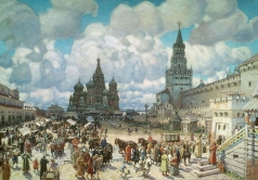 Васнецов А. М. Красная площадь во второй половине XVII века