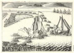 Зубов А. Ф. Взятие русскими войсками двух шведских судов в устье Невы 7 мая 1703 года