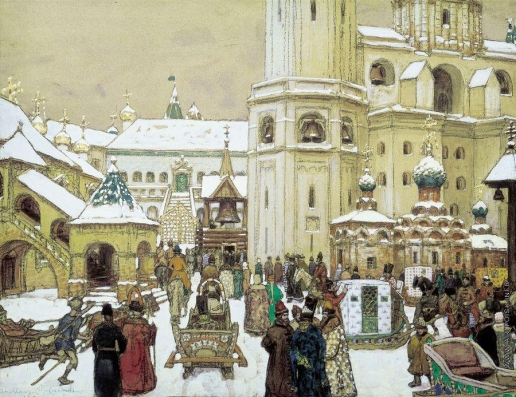 Васнецов А. М. Площадь Ивана Великого в Кремле. XVII век