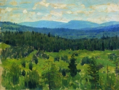 Васнецов А. М. Уральский пейзаж. 1890-