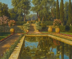 Шультце И. Ф. Ницца. Цветущий сад