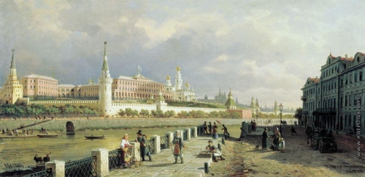 Верещагин П. П. Вид Московского Кремля