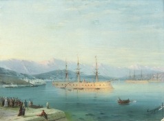 Айвазовский И. К. Французские корабли, отправляющиеся на Черное море