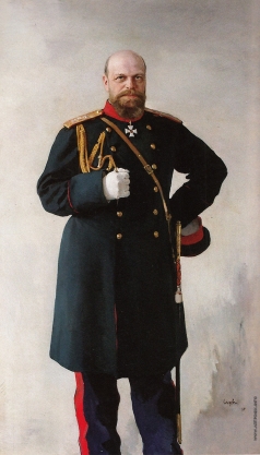 Серов В. А. Портрет императора Александра III