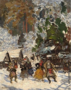 Коровин К. А. Танец на снегу