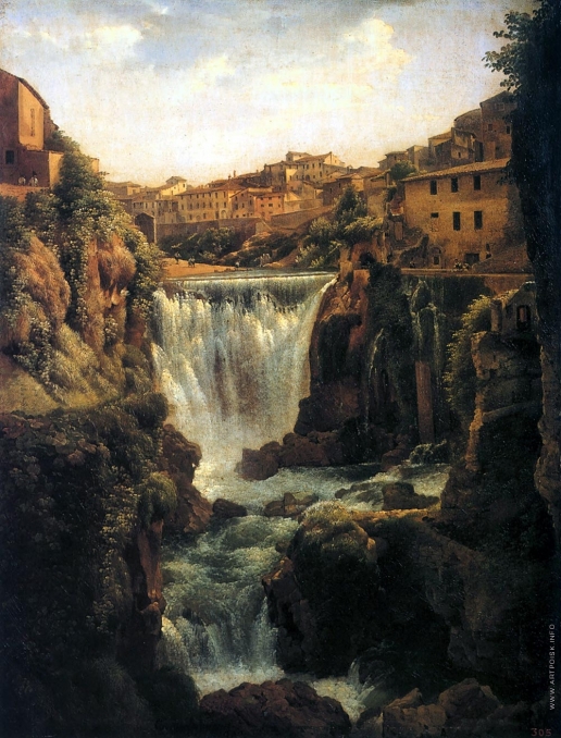 Щедрин С. Ф. Водопад в Тиволи близ Рима