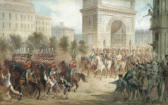 Шарлемань А. И. Вступление русских войск в Париж в 1814 году
