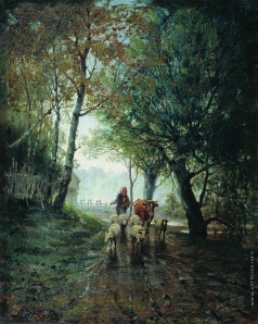 Волков Е. Е. Лесной пейзаж