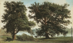 Морозов А. И. Пейзаж с деревьями