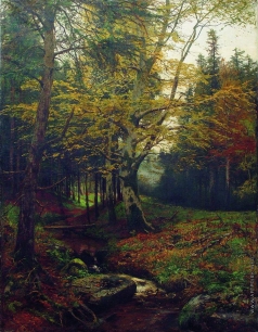 Волков Е. Е. Ручей в лесу