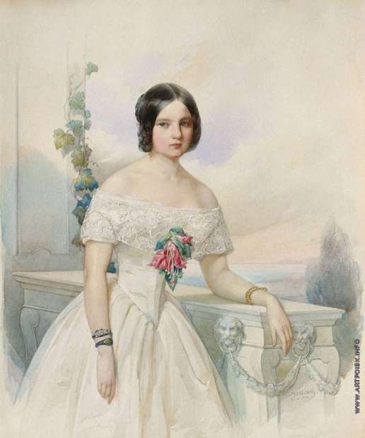 Гау В. И. Женский портрет