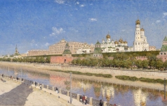 Верещагин В. В. Вид Московского кремля с Софийской набережной
