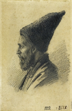 Верещагин В. В. Пожилой азербайджанец в высокой шапке