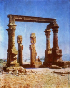 Верещагин В. В. Руины египетского храма