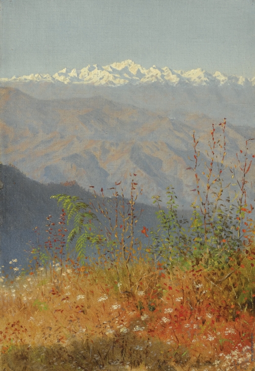 Верещагин В. В. Закат в Гималаях