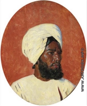 Верещагин В. В. Портрет индийского мужчины
