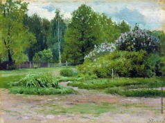 Жуковский С. Ю. Сирень в парке