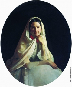Зарянко С. К. Портрет неизвестной (второй жены Ф.П.Толстого, А.И.Толстой, урожденной Ивановой)