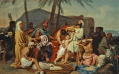 Иванов А. А. Братья Иосифа находят чашу в мешке Вениамина. 1831-