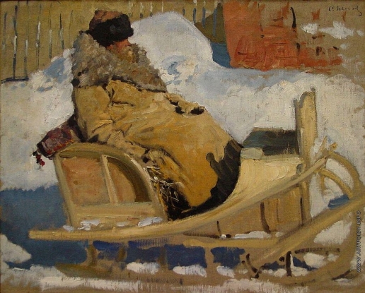 Иванов С. В. Крестьянин в санях. 1904-