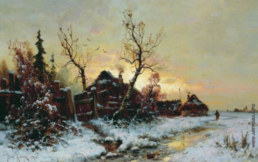 Клевер Ю. Ю. Зимний пейзаж