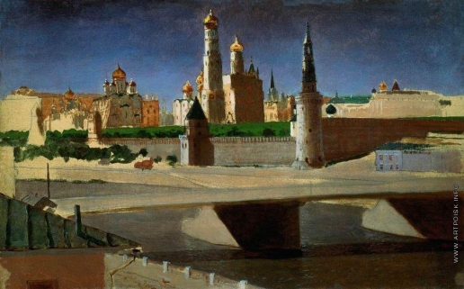 Куинджи А. И. Москва. Вид на Кремль со стороны Замоскворечья