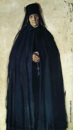 Кустодиев Б. М. Монахиня