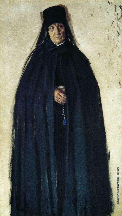 Кустодиев Б. М. Монахиня