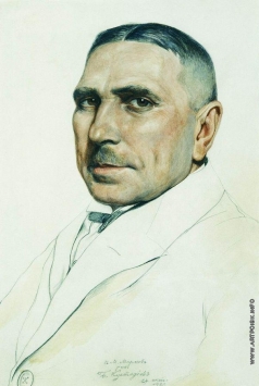 Кустодиев Б. М. Портрет И.М.Маркова