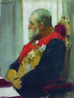 Кустодиев Б. М. Портрет П.И.Саломона. 1902-