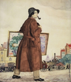 Кустодиев Б. М. Портрет художника И.И.Бродского