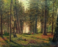 Лагорио Л. Ф. В еловом лесу