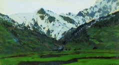 Левитан И. И. В Альпах весной